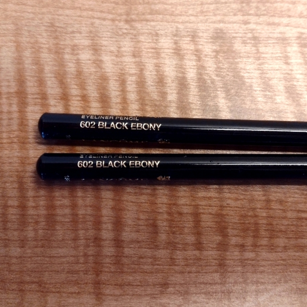 Lancome Eyeliner Pencil 602 Black Ebony Set of 2